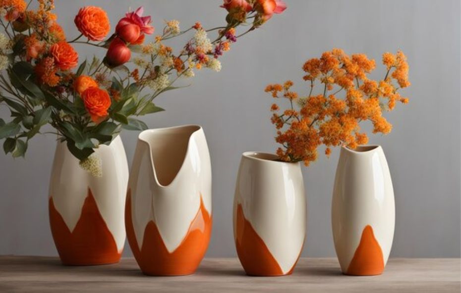 Vasos em cerâmica de Mendes