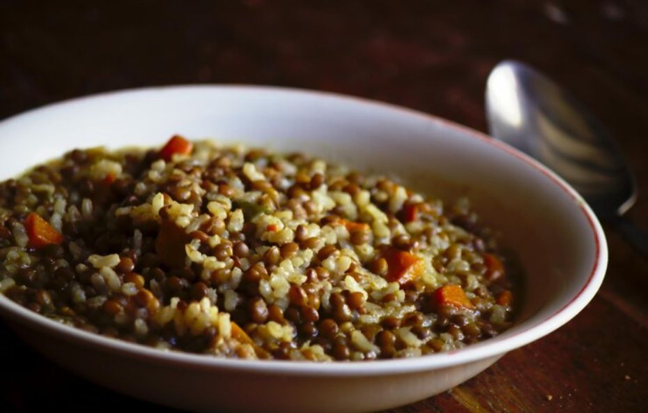 Arroz com Lentilha