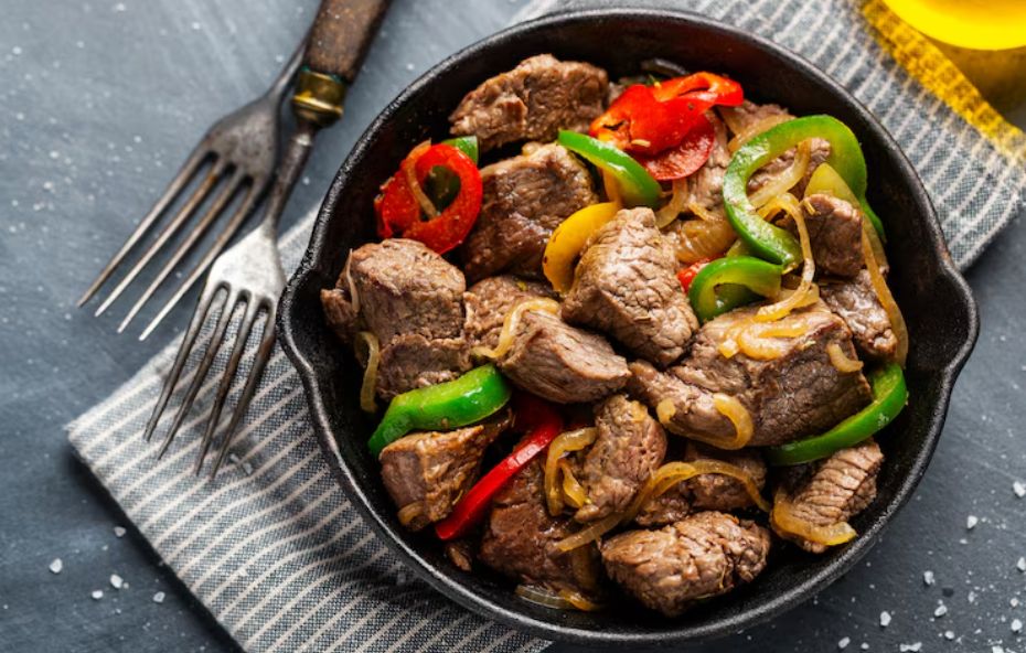 Carne de panela com legumes