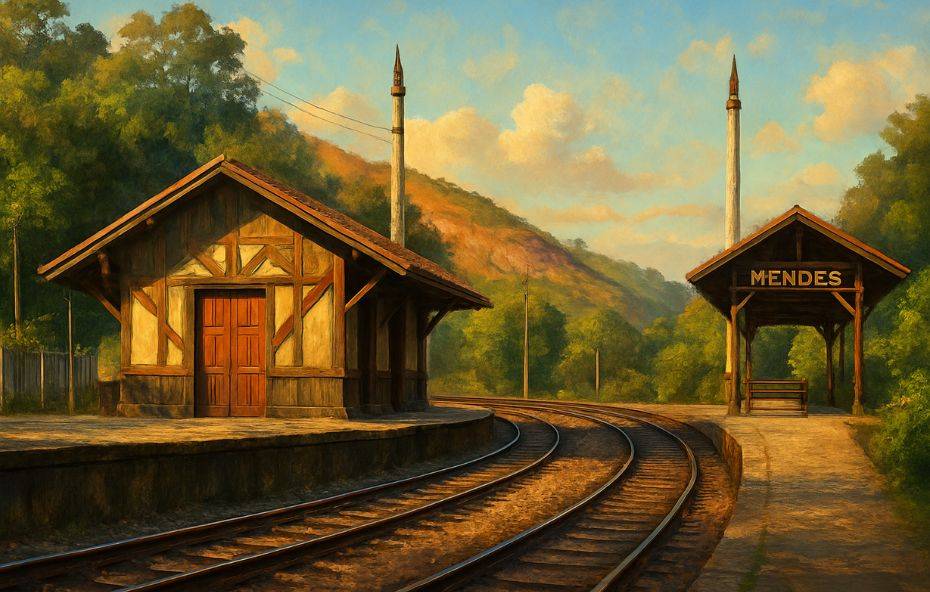 Qual o nome da principal estação de Mendes RJ