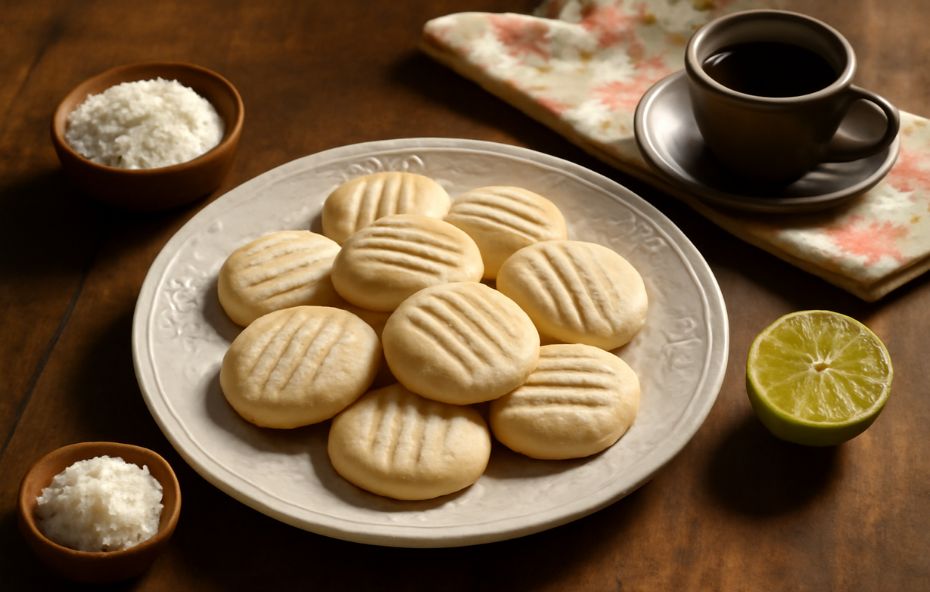 Biscoito de Araruta: (Receita da Roça)