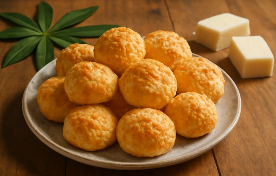 Biscoito de Mandioca com Queijo: (Receita da Roça)