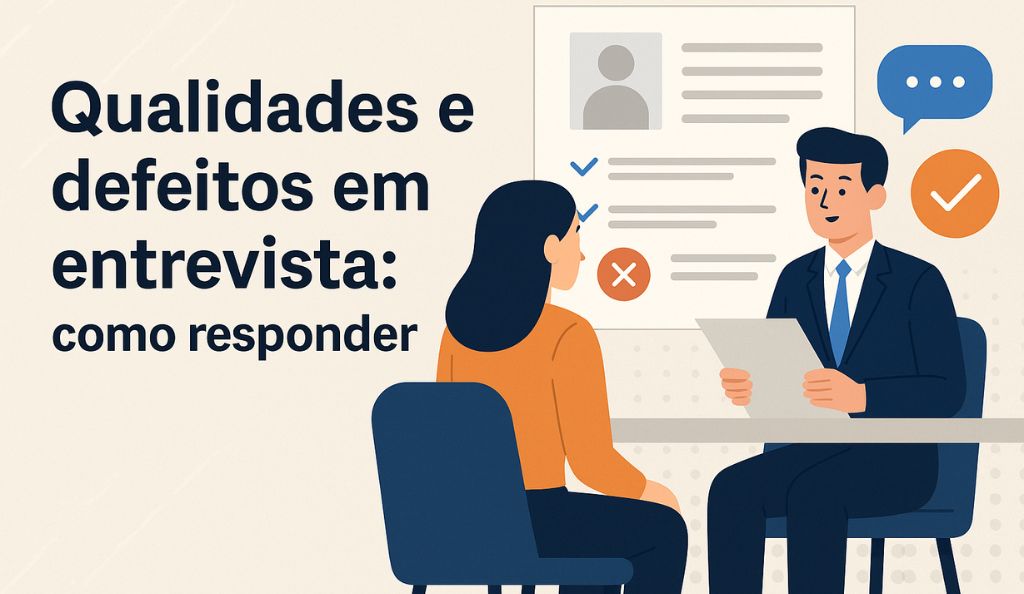 Qualidades e defeitos em entrevista: como responder
