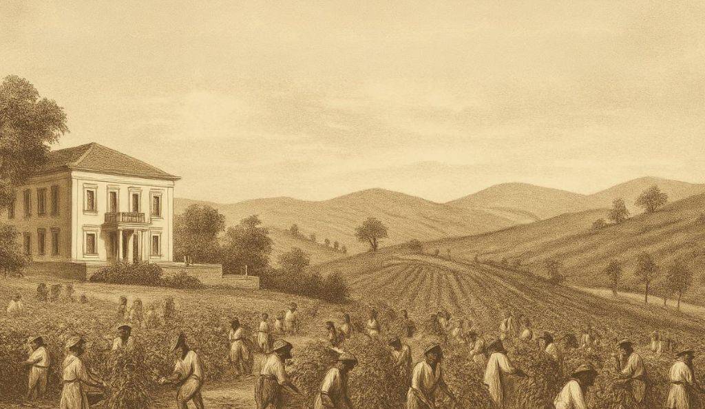 Vale do Café em 1860 Motor do Café e Economia Brasileira