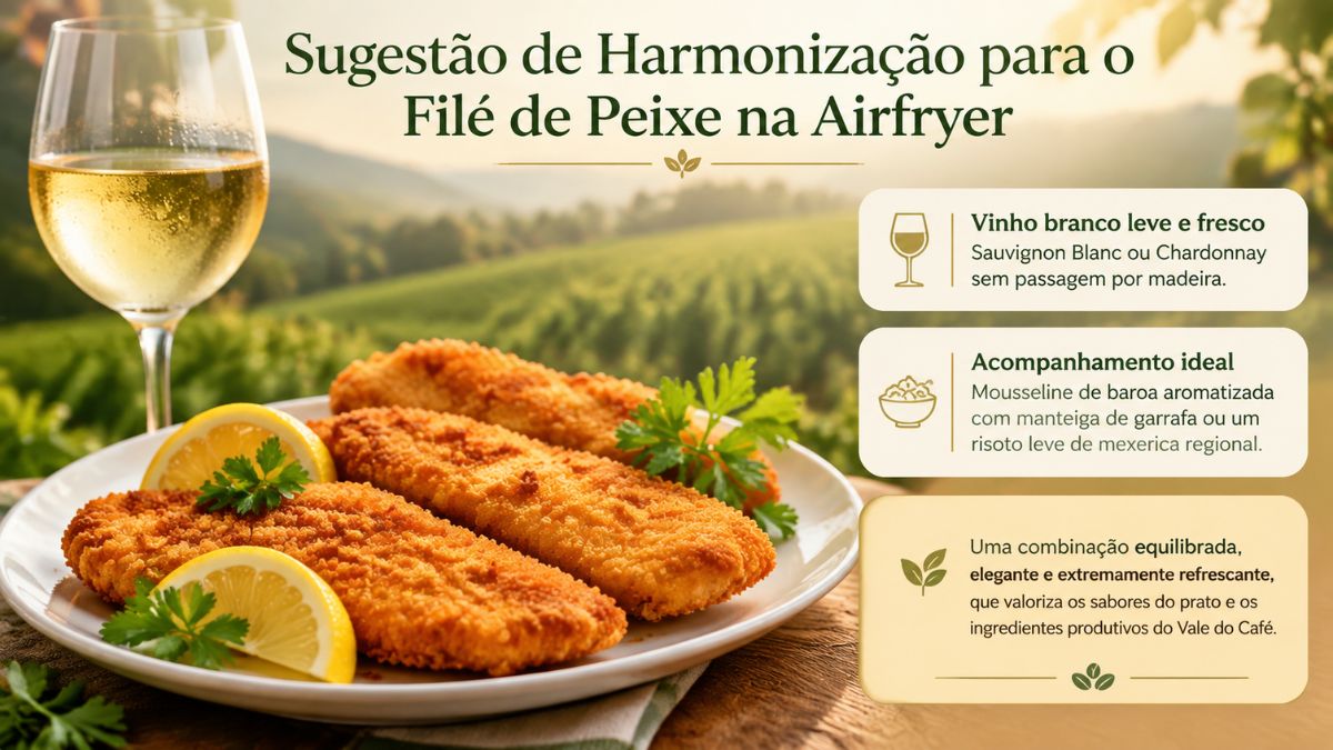 Filé de Peixe na Airfryer